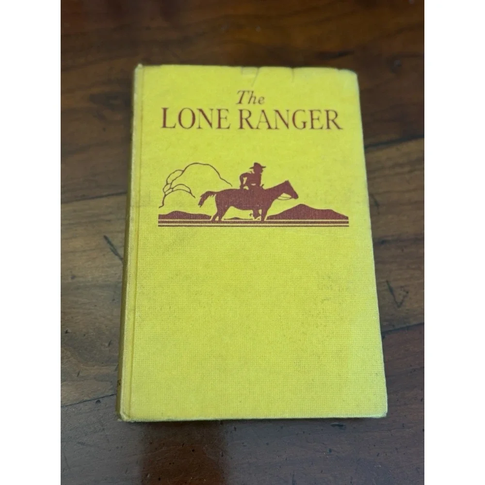 Vintage 1936 The Lone Ranger Hardcover Book - Rare UK Edition Purnell & Sons